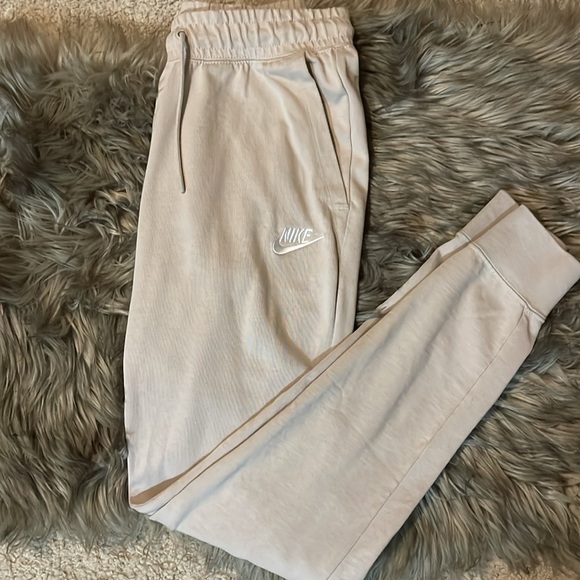 Nike Joggers - Women’s Beige Pants - Picture 1 of 4